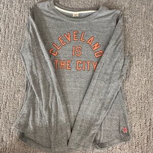 HOMAGE Gray Tee with Orange Graphic